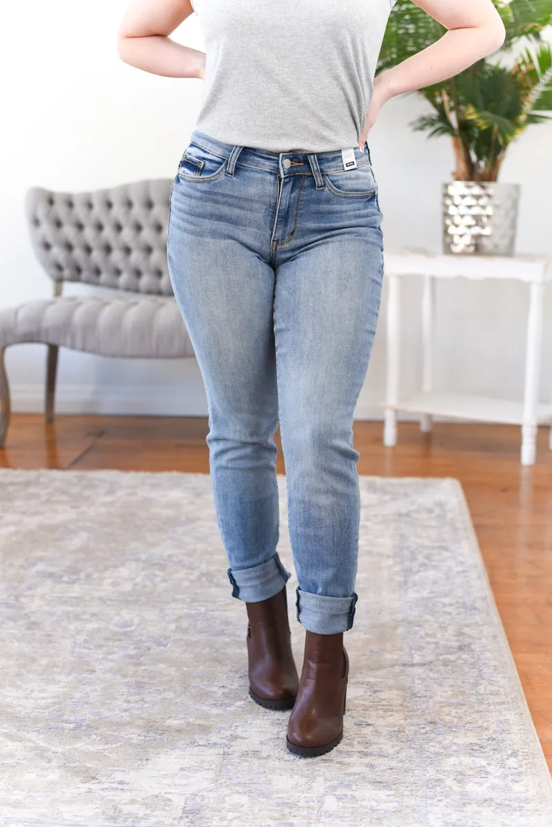 MacKenzie Mid-Rise Skinny Judy Blue Jeans