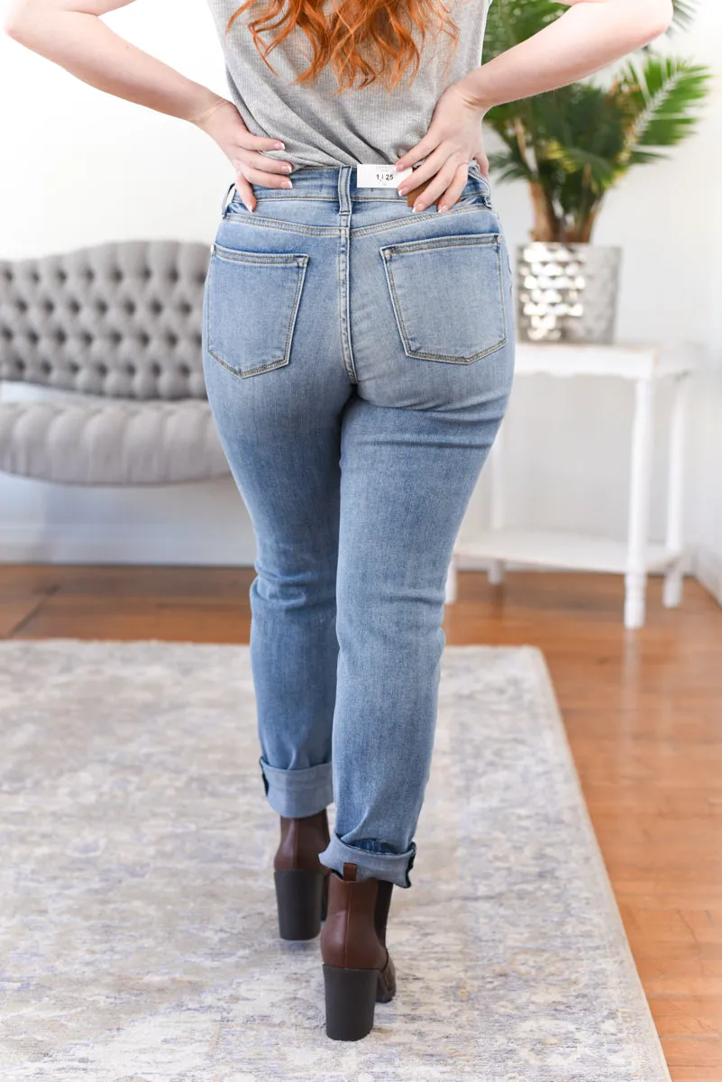 MacKenzie Mid-Rise Skinny Judy Blue Jeans