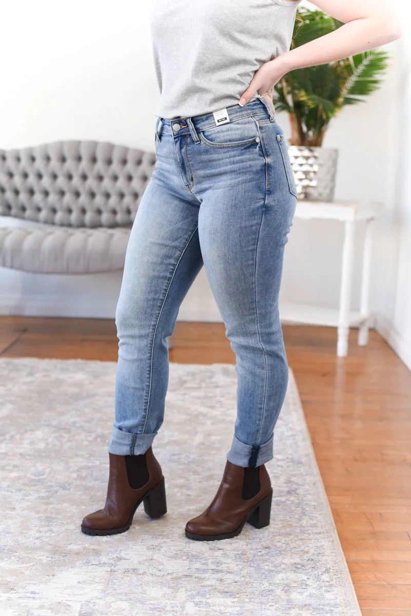 MacKenzie Mid-Rise Skinny Judy Blue Jeans