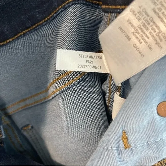 Madewell Curvy High-Rise Skinny Jeans in Woodland Wash Size 26