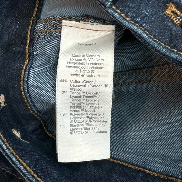 Madewell Curvy High-Rise Skinny Jeans in Woodland Wash Size 26