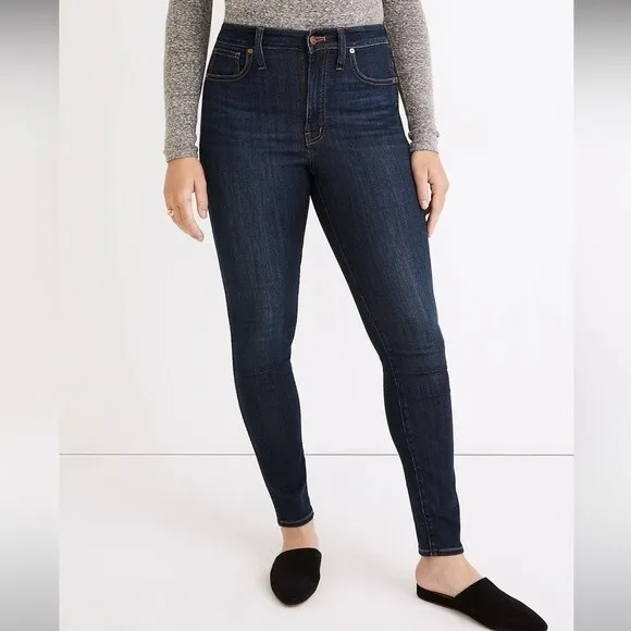 Madewell Curvy High-Rise Skinny Jeans in Woodland Wash Size 26