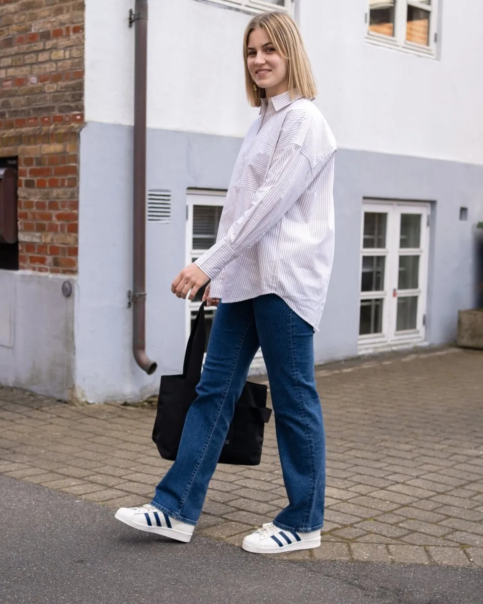 Maria Dark Vintage Jeans - Dark Blue