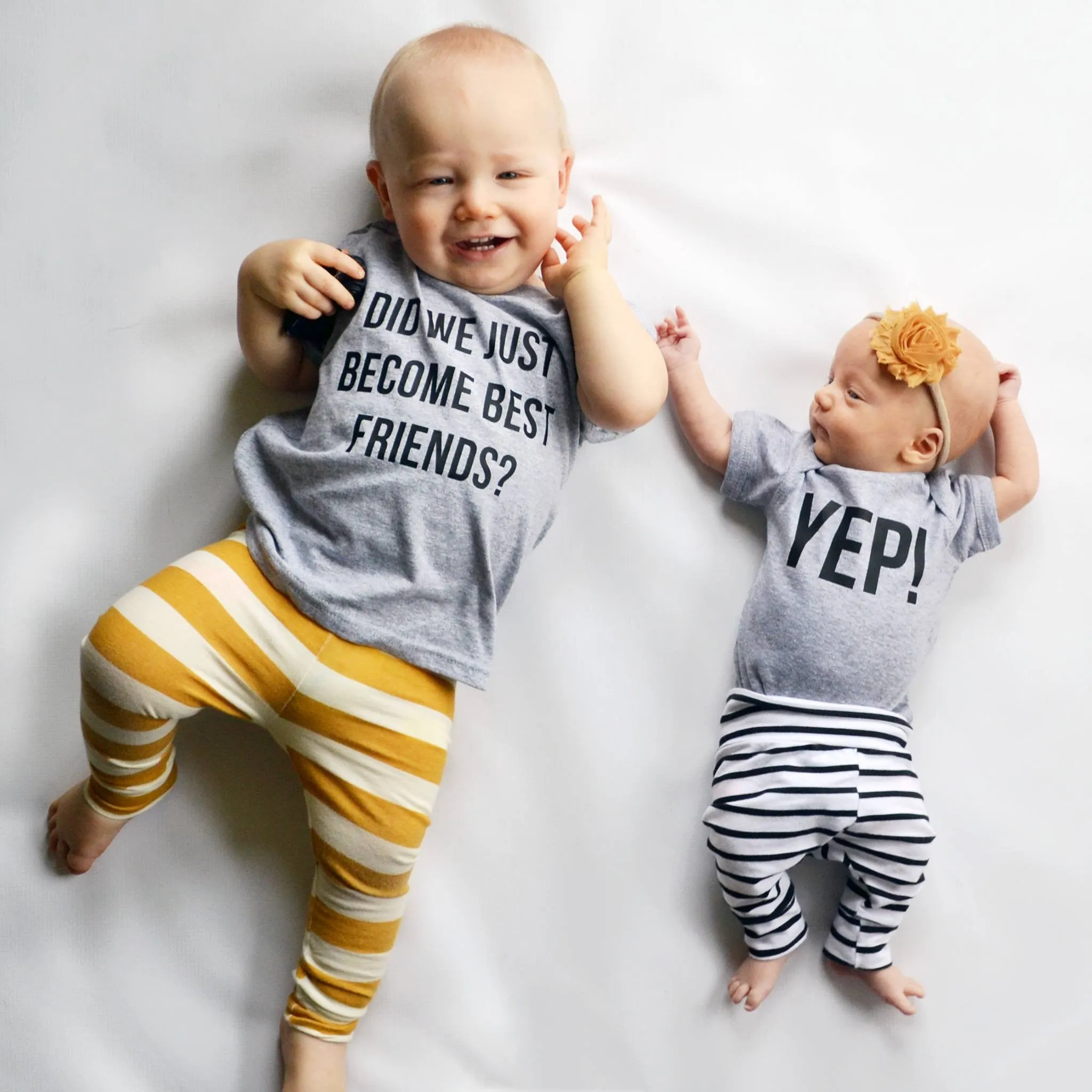 Matching Best Friend Tees Twins Did We Just Become Best Friends? Yep!