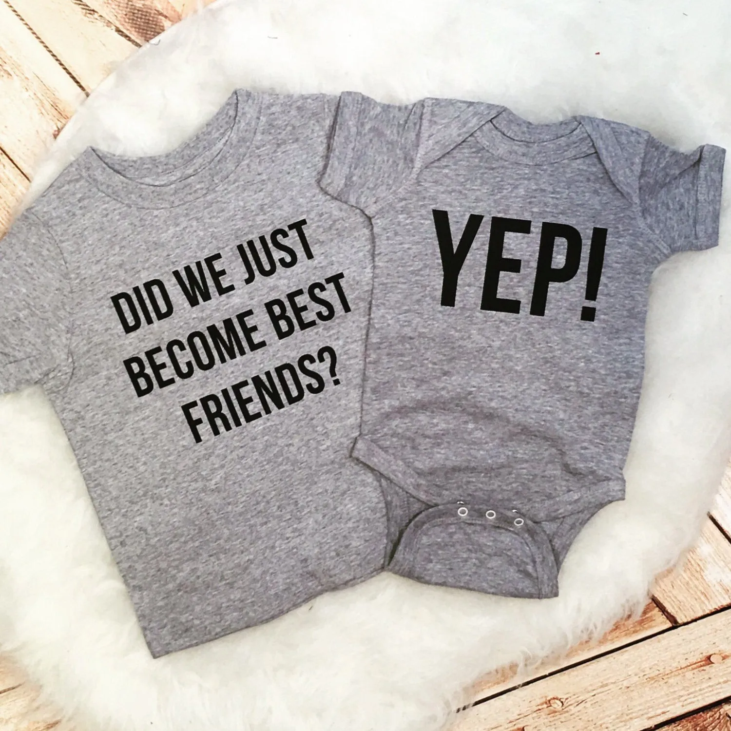 Matching Best Friend Tees Twins Did We Just Become Best Friends? Yep!