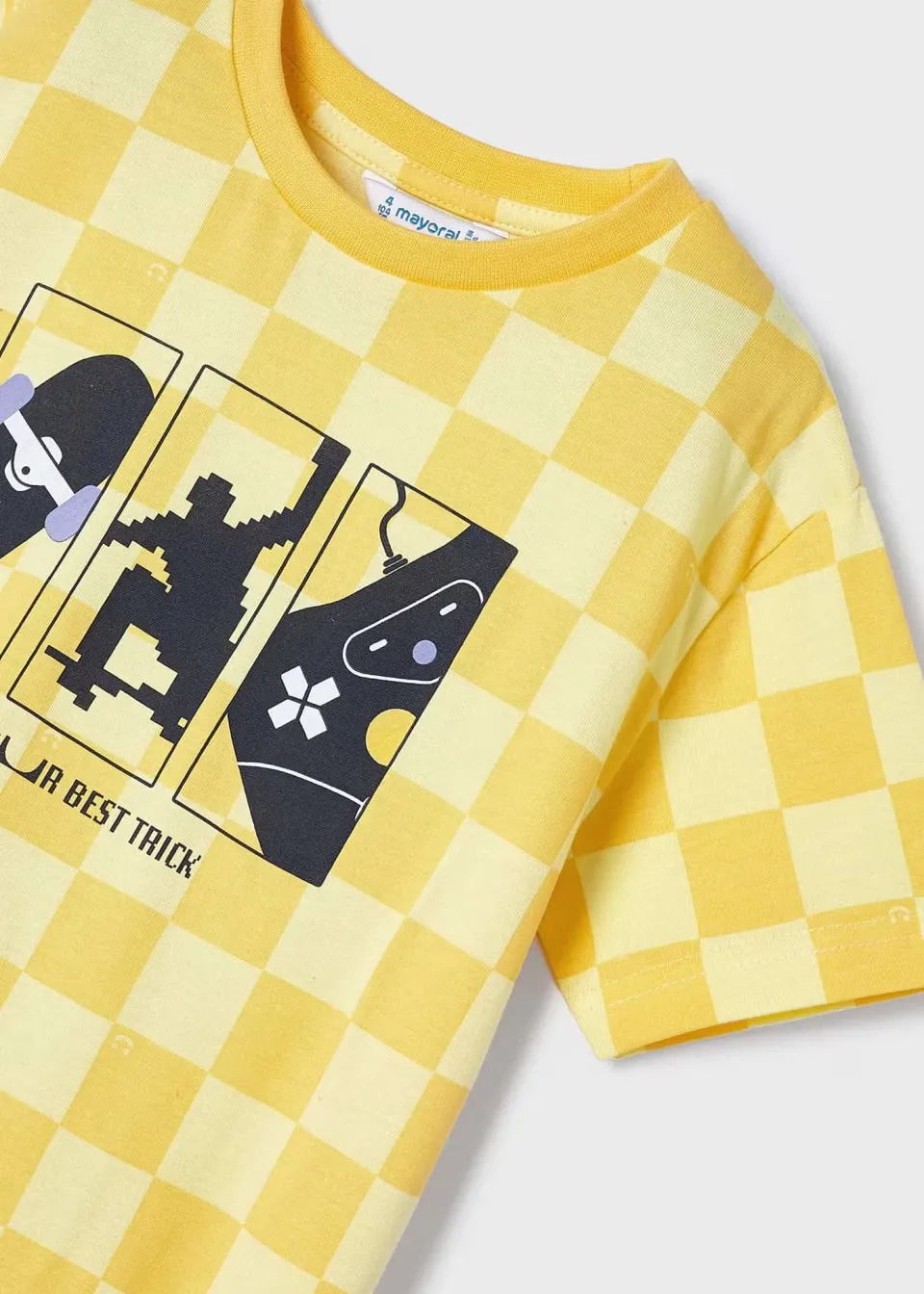 Mayoral Boys Skate T-Shirt 3014 Yellow