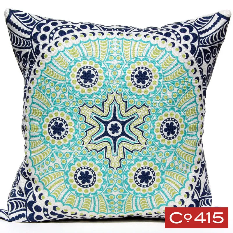 Medallion 3 Pillow - Ocean