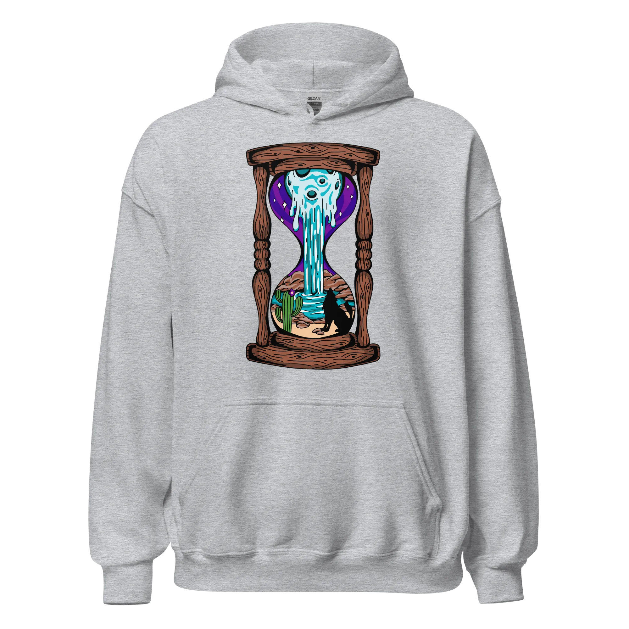 Melting Moon Hourglass v2 Hoodie