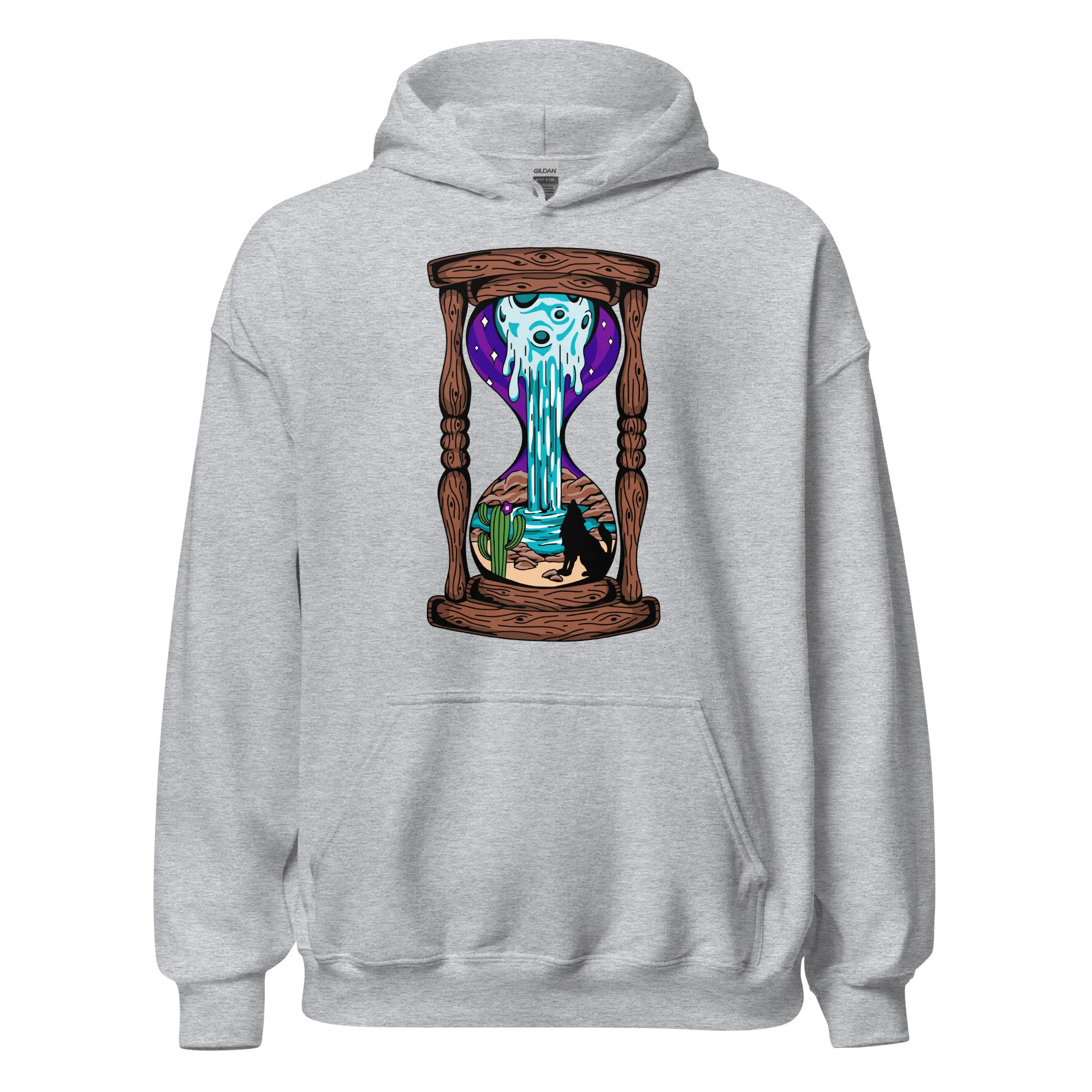 Melting Moon Hourglass v2 Hoodie
