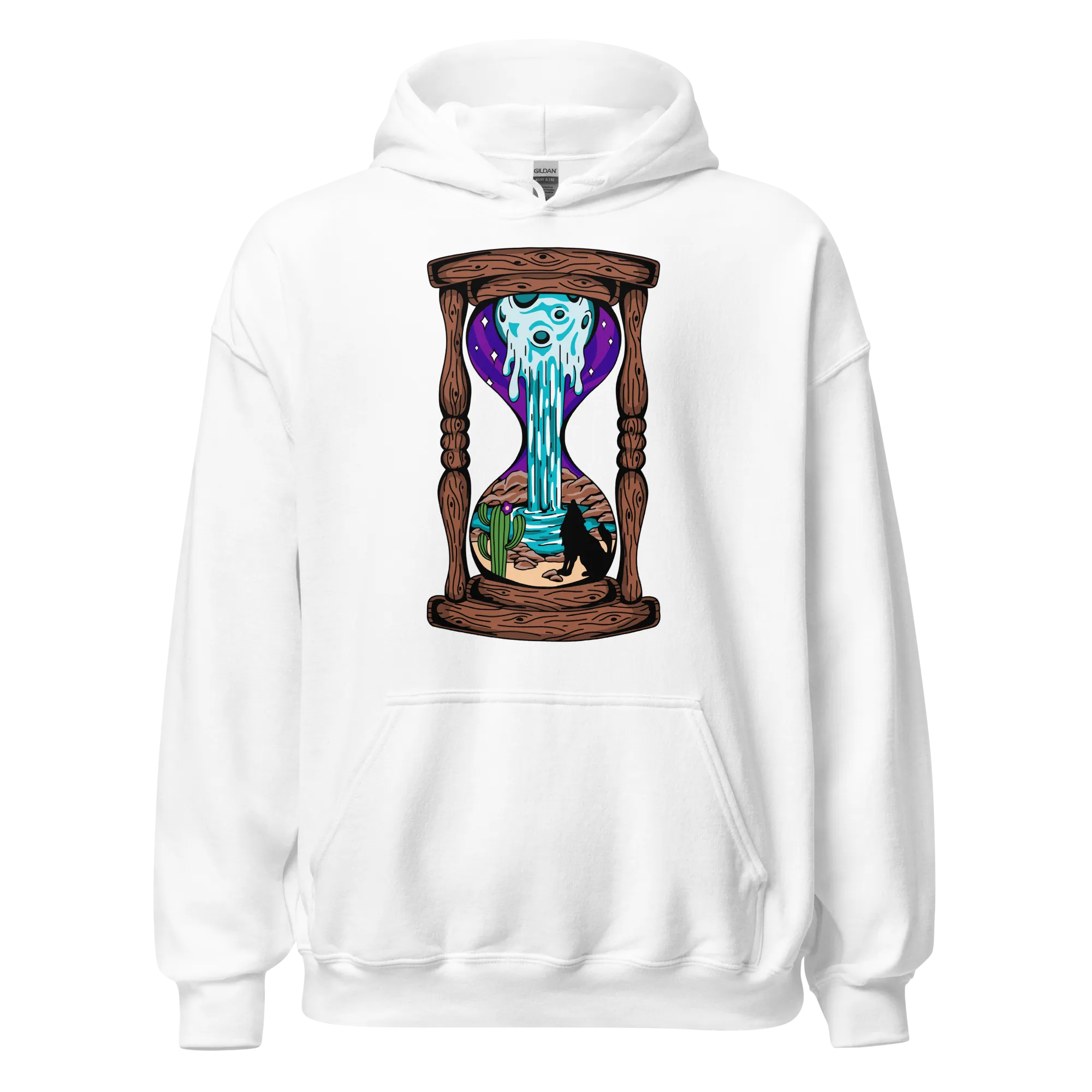 Melting Moon Hourglass v2 Hoodie