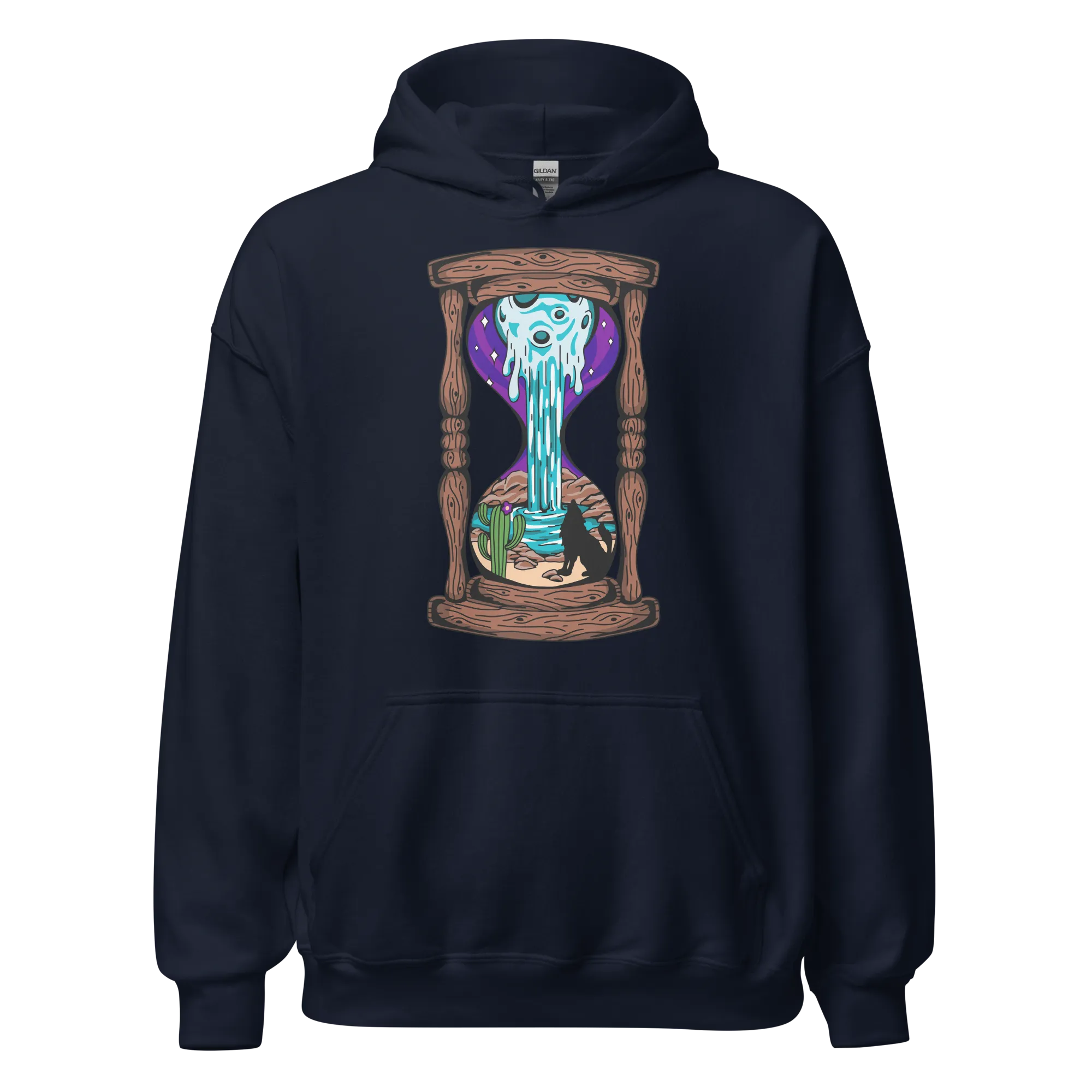 Melting Moon Hourglass v2 Hoodie