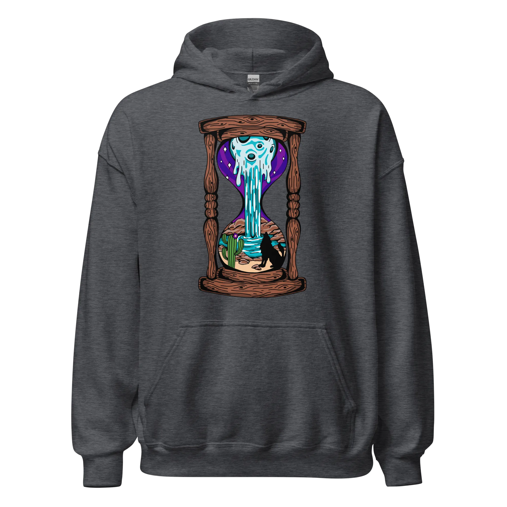 Melting Moon Hourglass v2 Hoodie