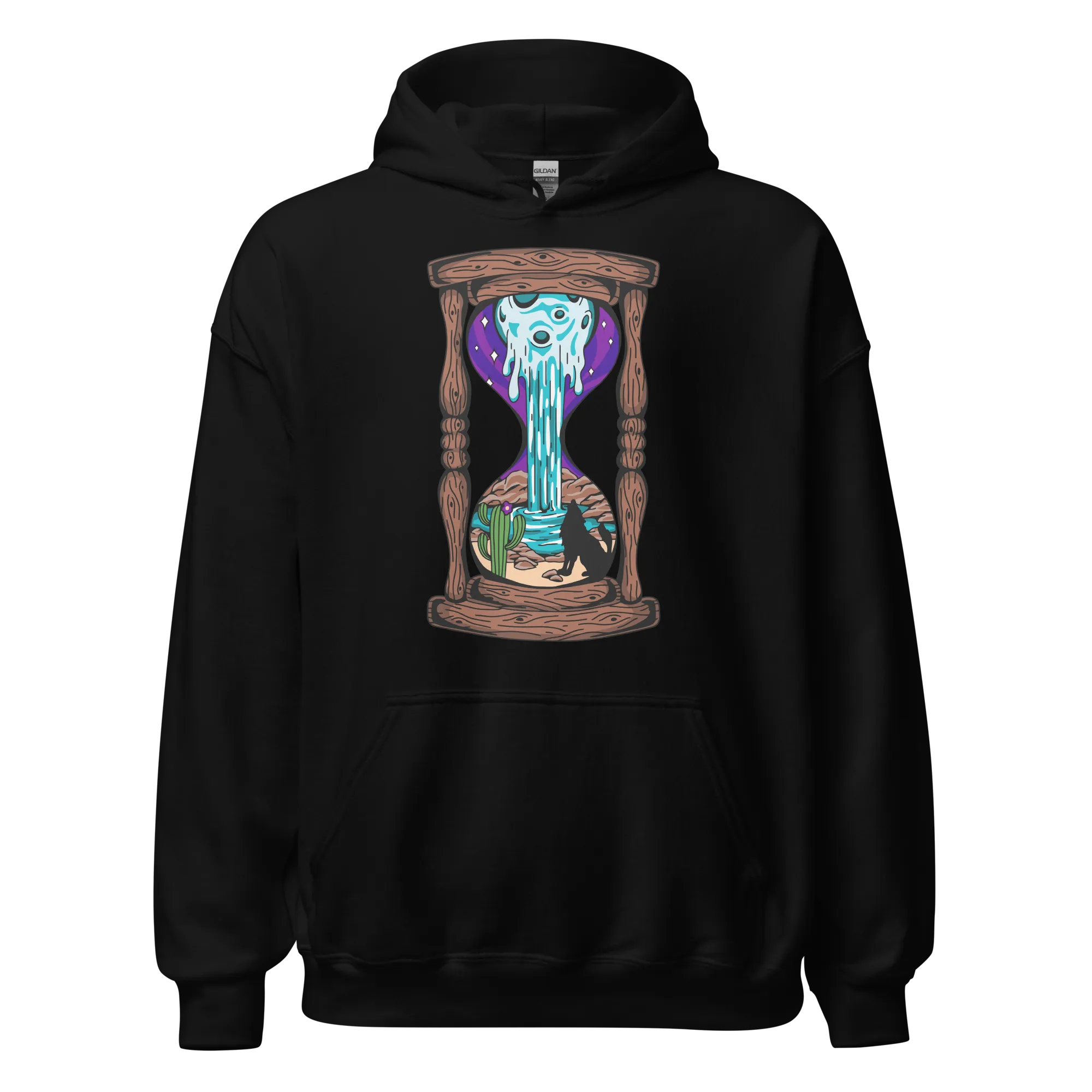 Melting Moon Hourglass v2 Hoodie