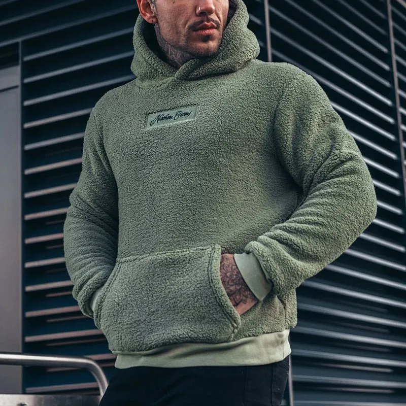 Men's premium plush hoodie