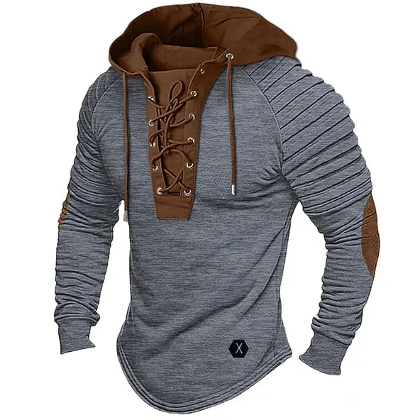 Men's warm knitted sweater