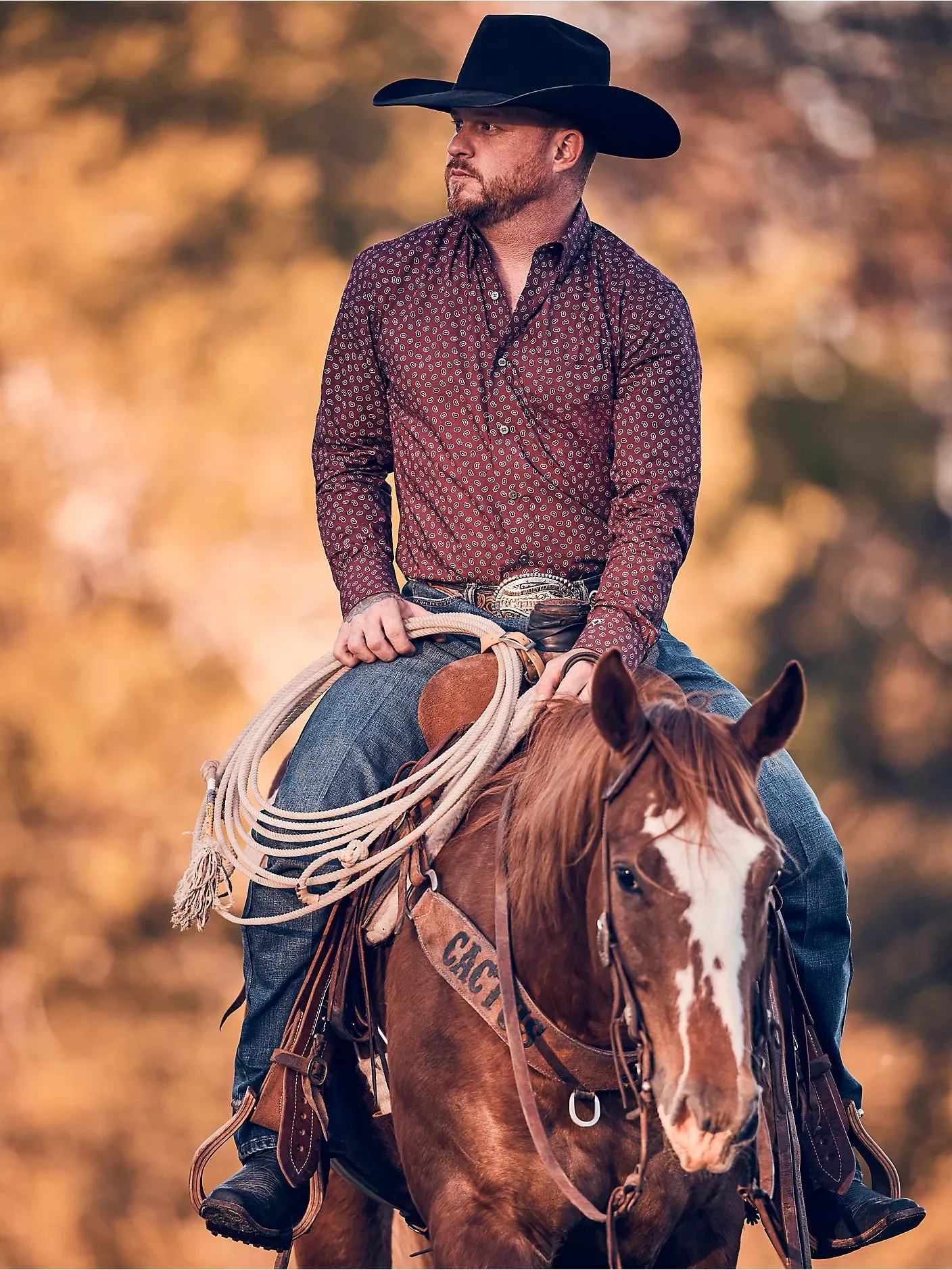Men's Wrangler Cody Johnson One Pocket Button Down Shirt - 112357673- FINAL SALE-