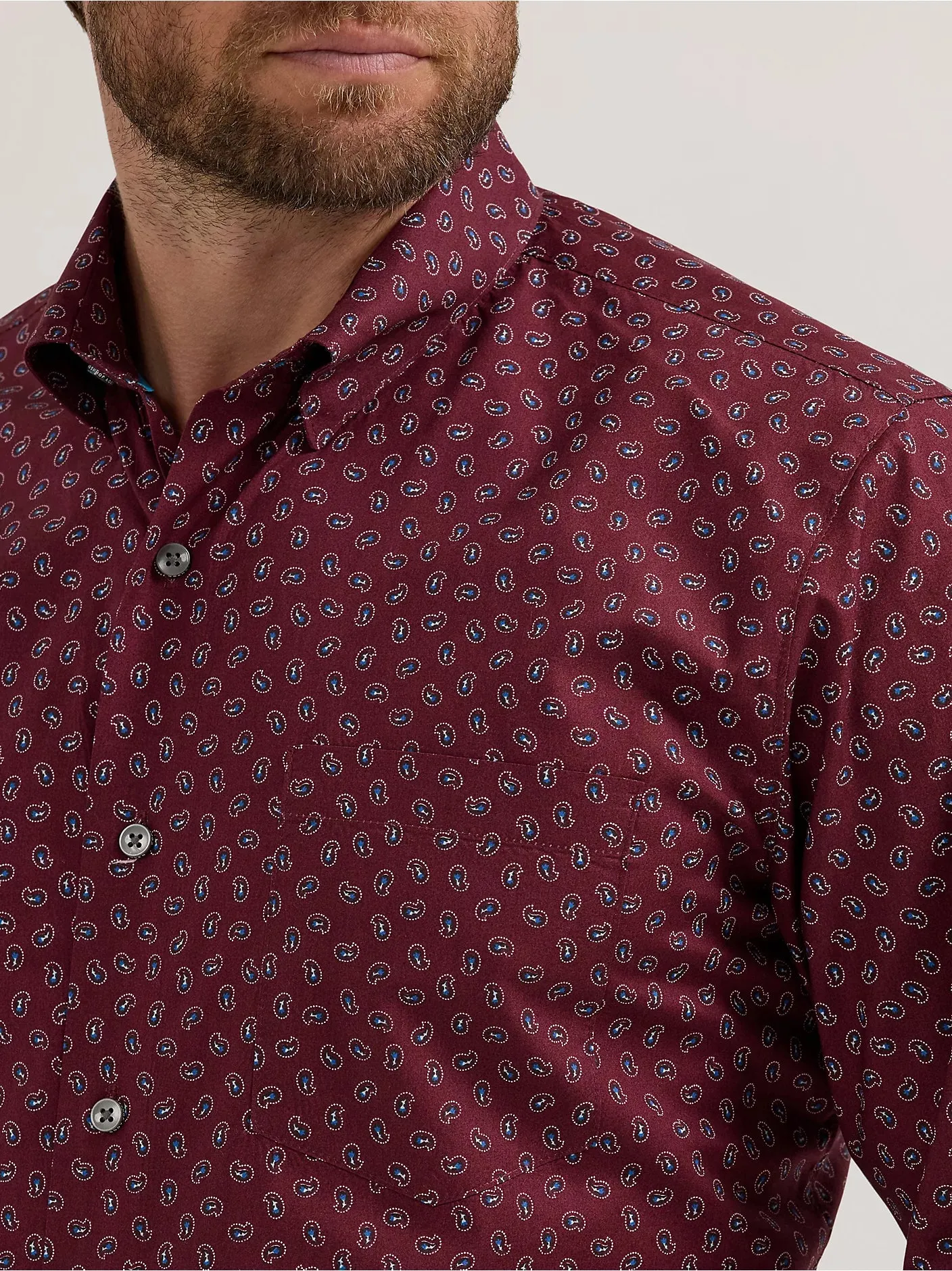 Men's Wrangler Cody Johnson One Pocket Button Down Shirt - 112357673- FINAL SALE-