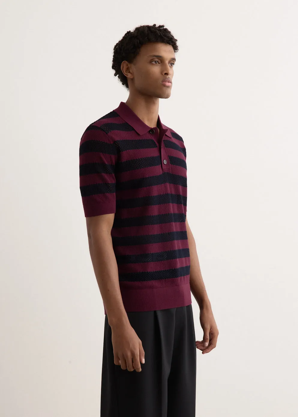 Mercy Stripe Polo