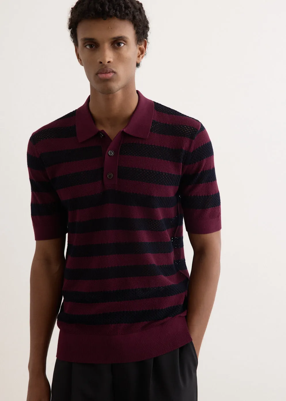 Mercy Stripe Polo