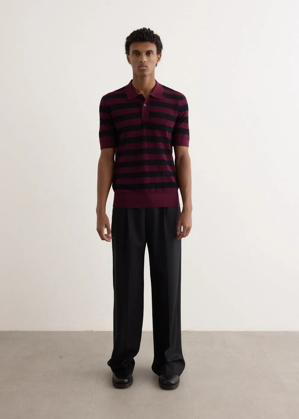 Mercy Stripe Polo