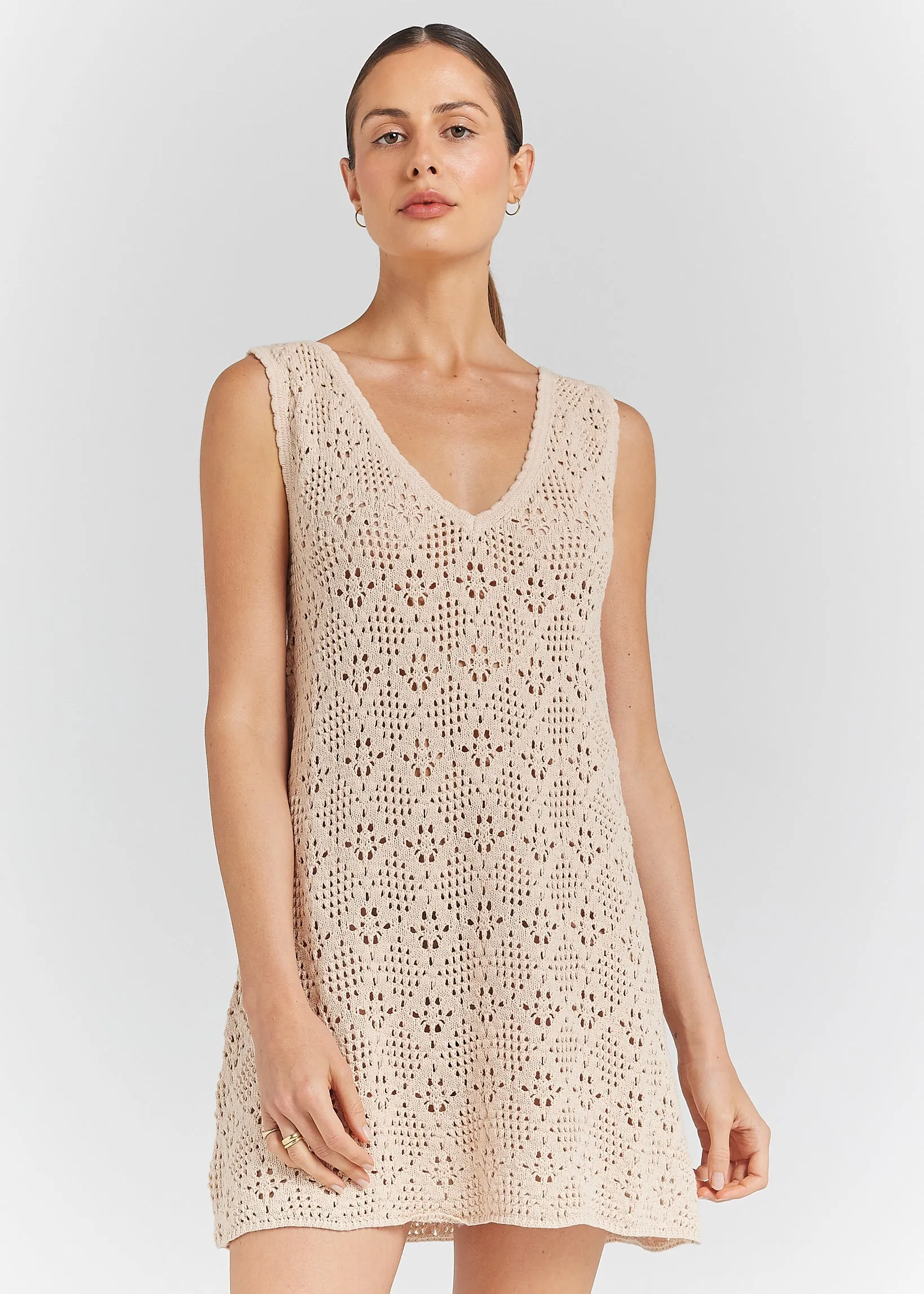 Messina Knit Dress - Sand