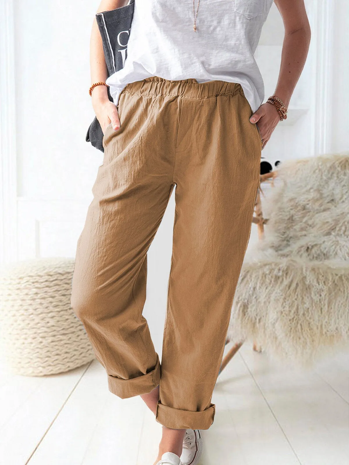 Micaela® | Linen Trousers For Women In A Relaxed Fit
