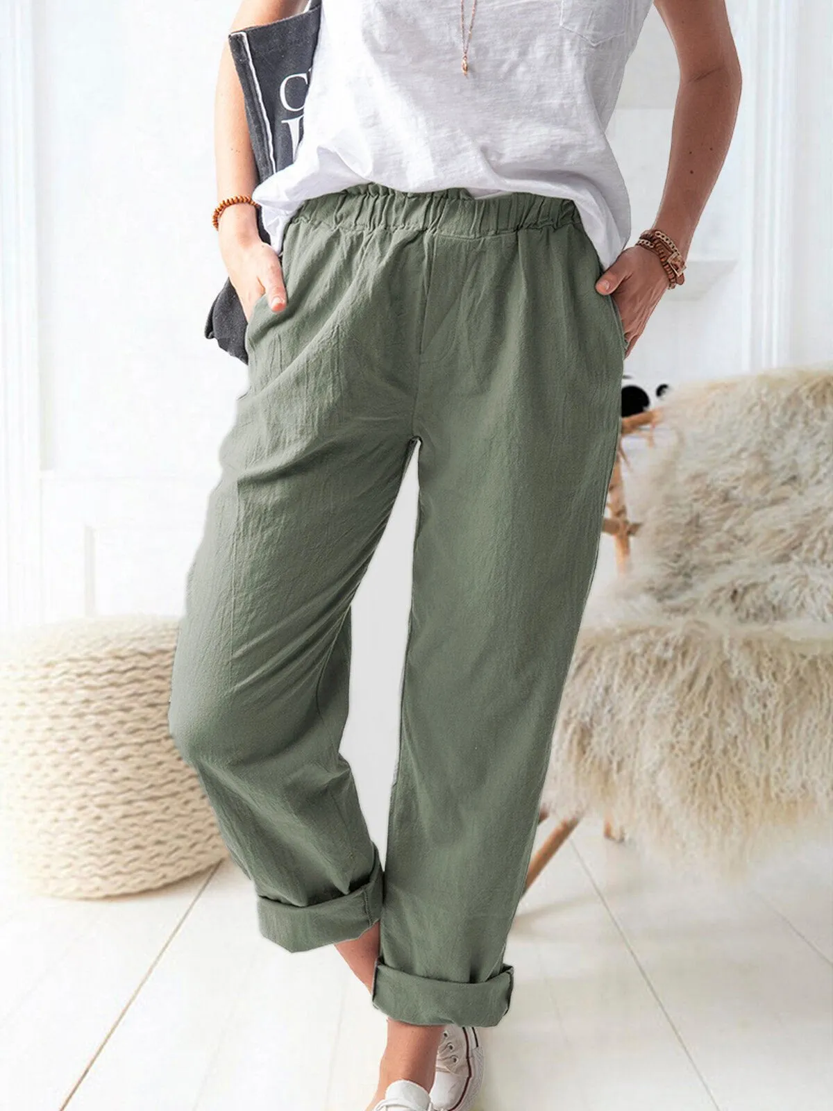 Micaela® | Linen Trousers For Women In A Relaxed Fit