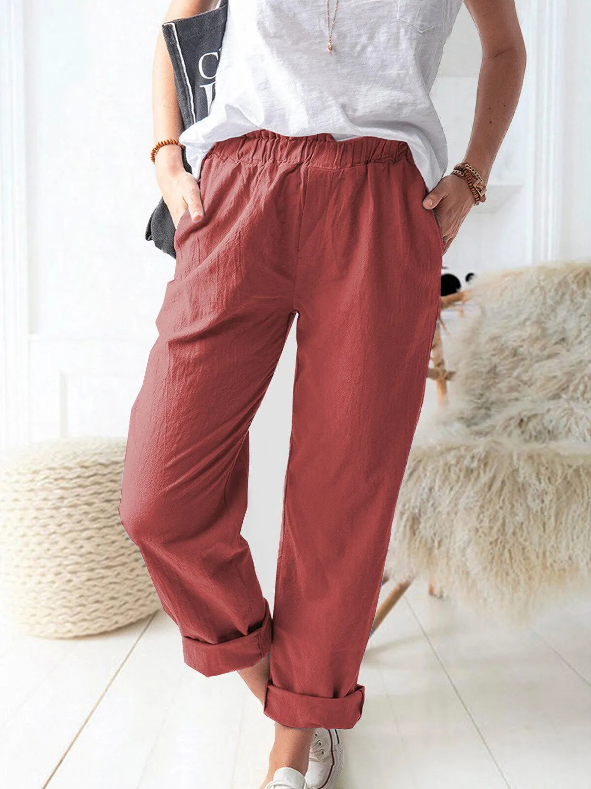Micaela® | Linen Trousers For Women In A Relaxed Fit