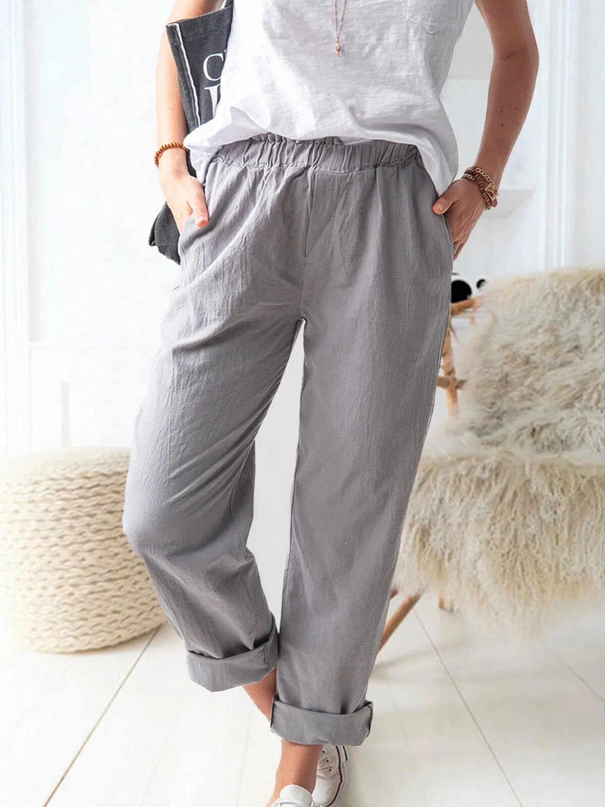 Micaela® | Linen Trousers For Women In A Relaxed Fit