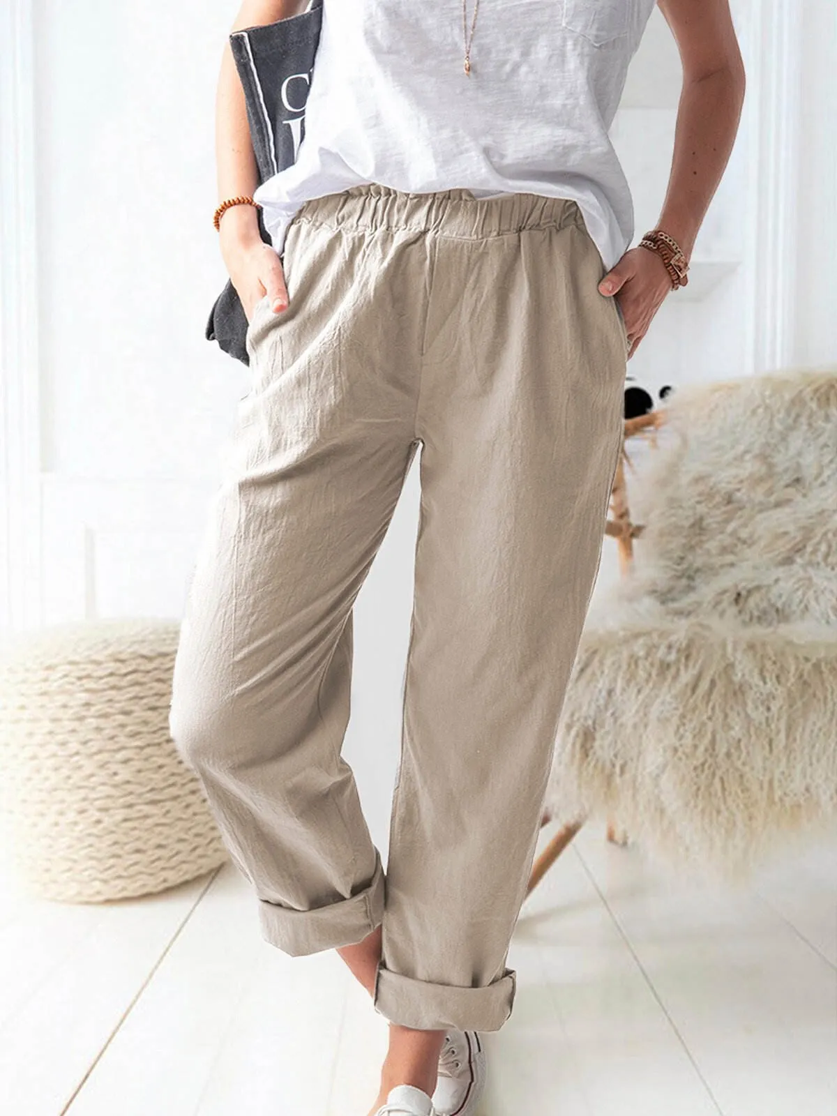 Micaela® | Linen Trousers For Women In A Relaxed Fit