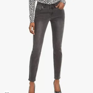 MICHAEL Michael Kors High-Rise Straight Skinny Selma Jeans In Charcoal W…
