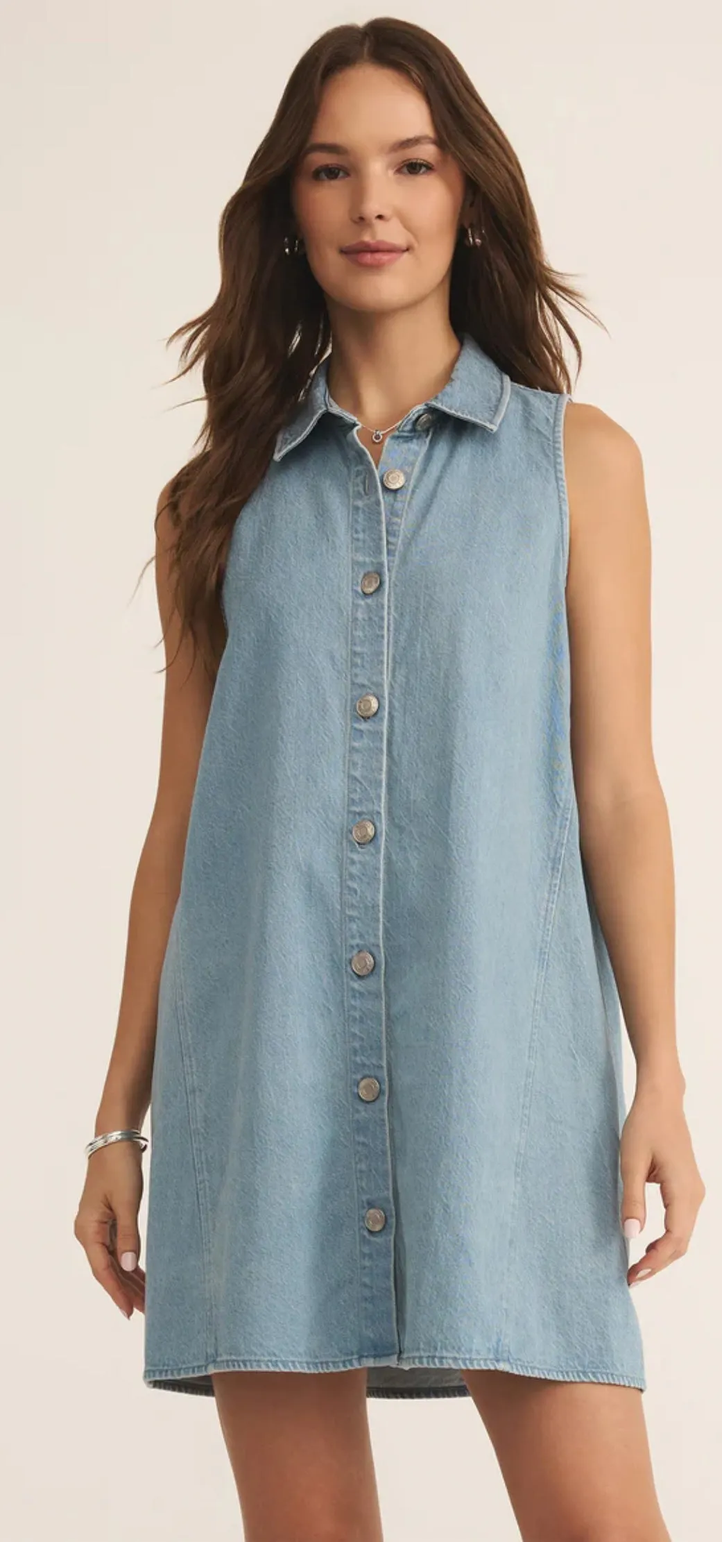Mini Denim Dress