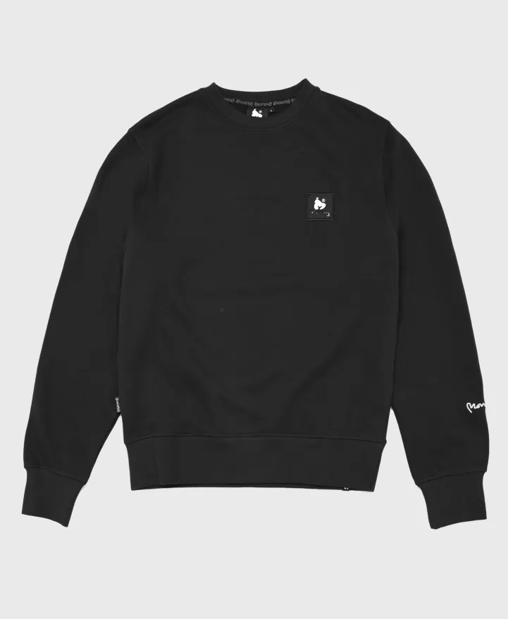Money Jc45206 Combo Patch Crewneck Sweatshirt Black