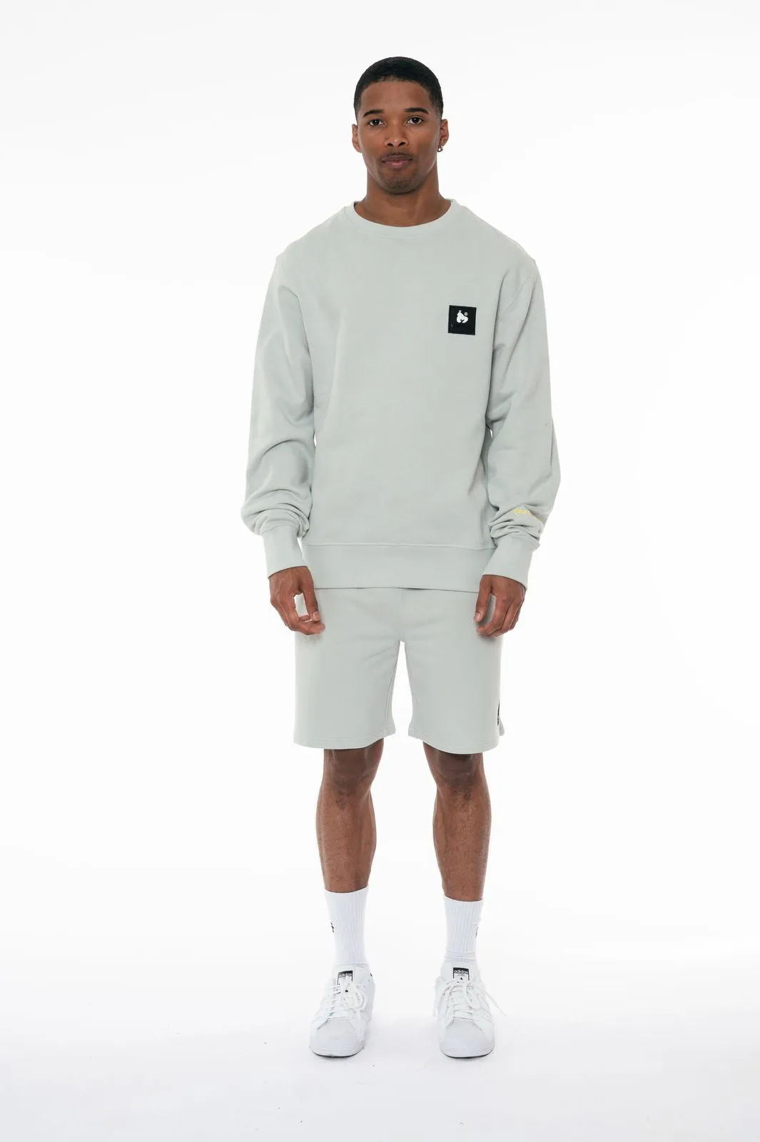 Money Jc45206 Combo Patch Crewneck Sweatshirt Teal Green
