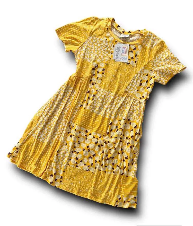 Monica - Yellow White Boho Floral