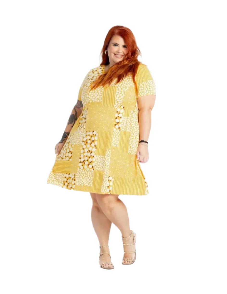 Monica - Yellow White Boho Floral