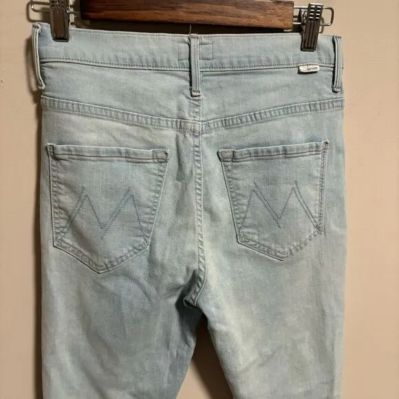MOTHER Jeans ‘The Swooner Crop Swimming Lessons’- Size 27