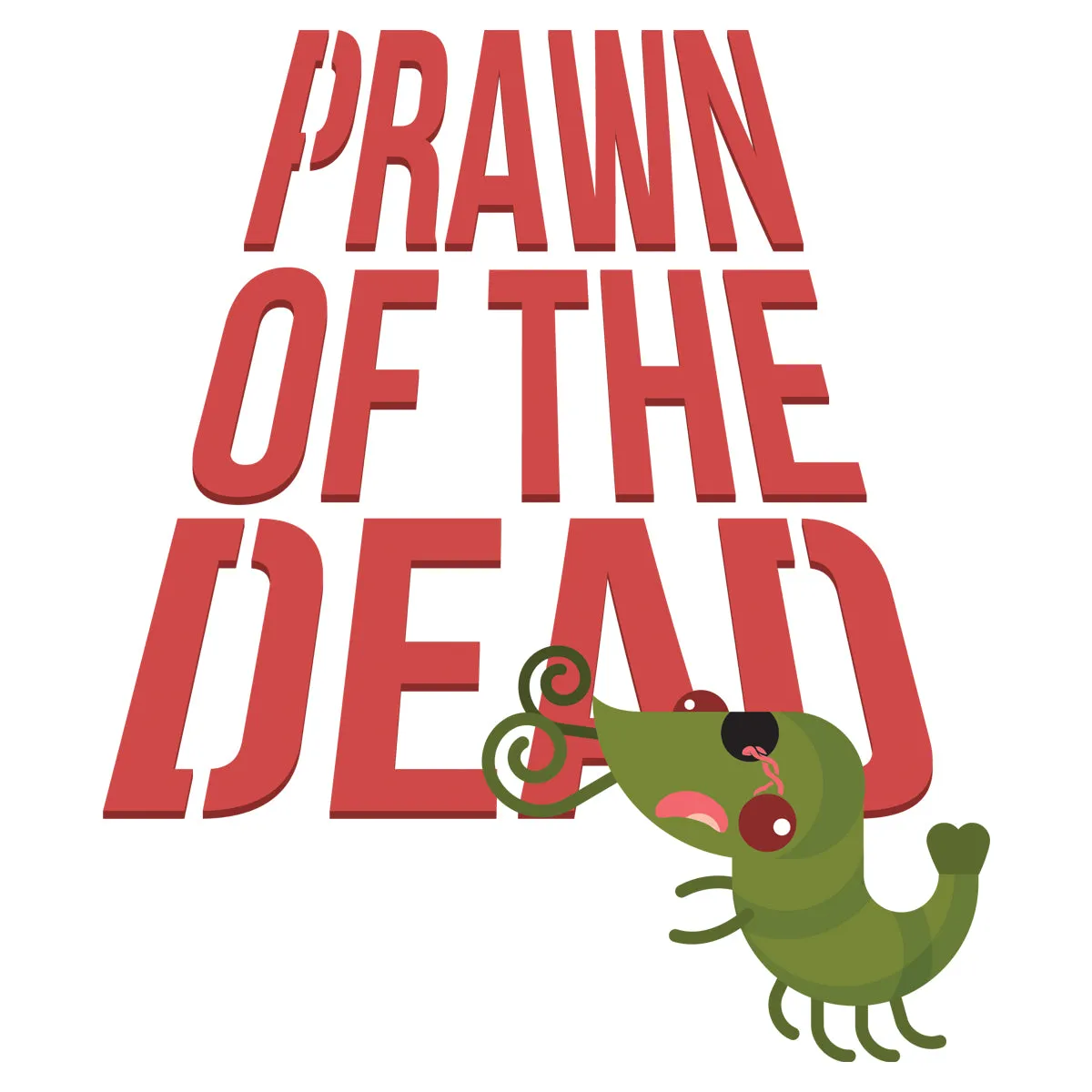 Movie The Food™ "Prawn Of The Dead" Hoodie