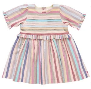 Multi Vintage Stripe Raquel Jennifer Dress