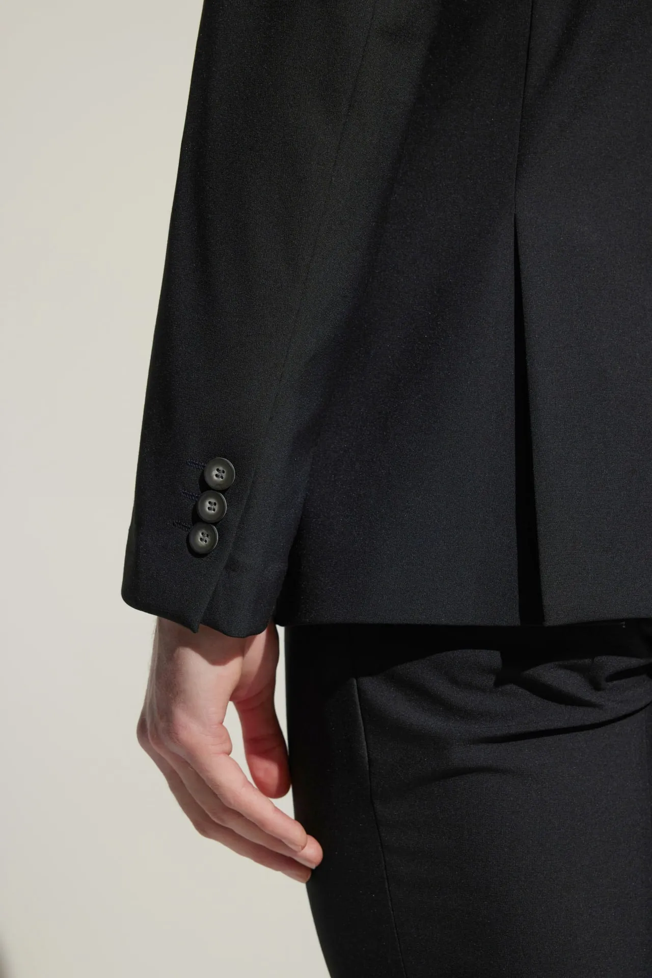 Multi-Way Stretch Smart Fit Plain Weave Suit Blazer