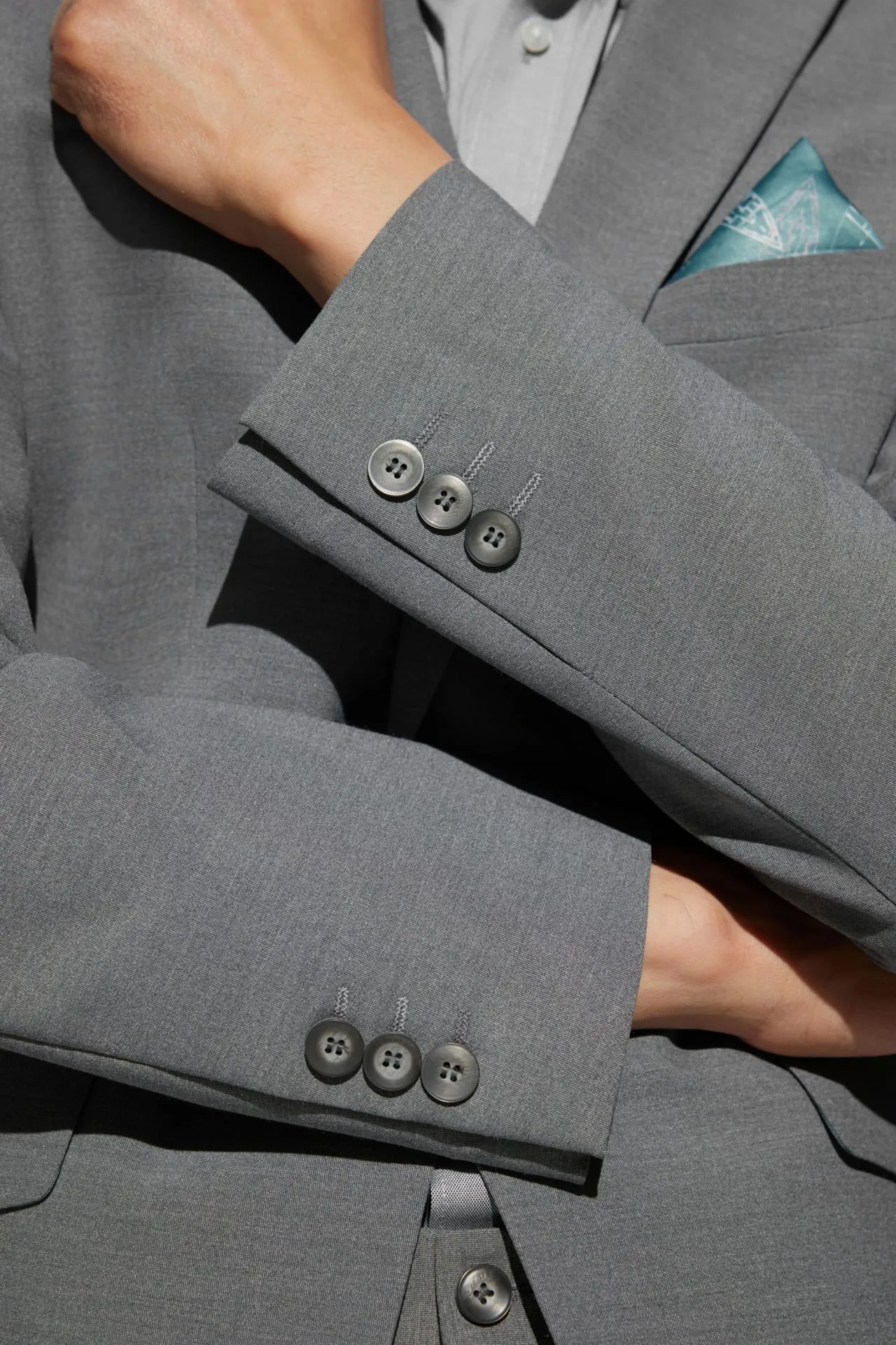 Multi-Way Stretch Smart Fit Plain Weave Suit Blazer