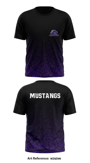 Mustangs Store 6 Core Men's SS Performance Tee - Aqh5Me