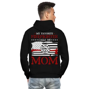 My Favorite Firefighter Calls Me Mom Gildan Heavy Blend Adult Hoodie (CK3702)
