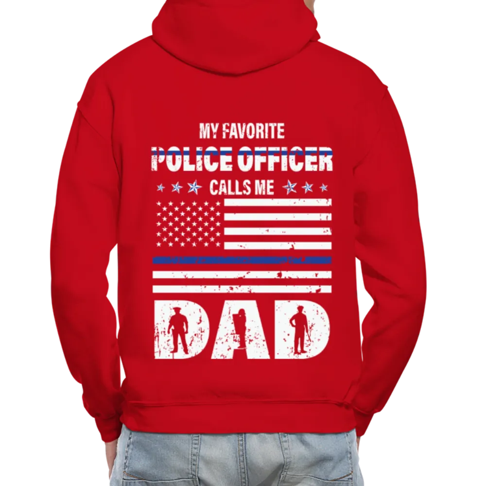 My Favorite Police Officer Calls Me Dad Gildan Heavy Blend Adult Hoodie (CK3706)