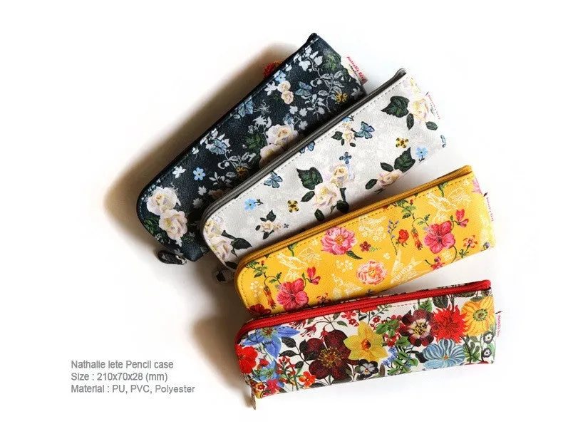 Nathalie Lete Pencil Pouch - Flowers