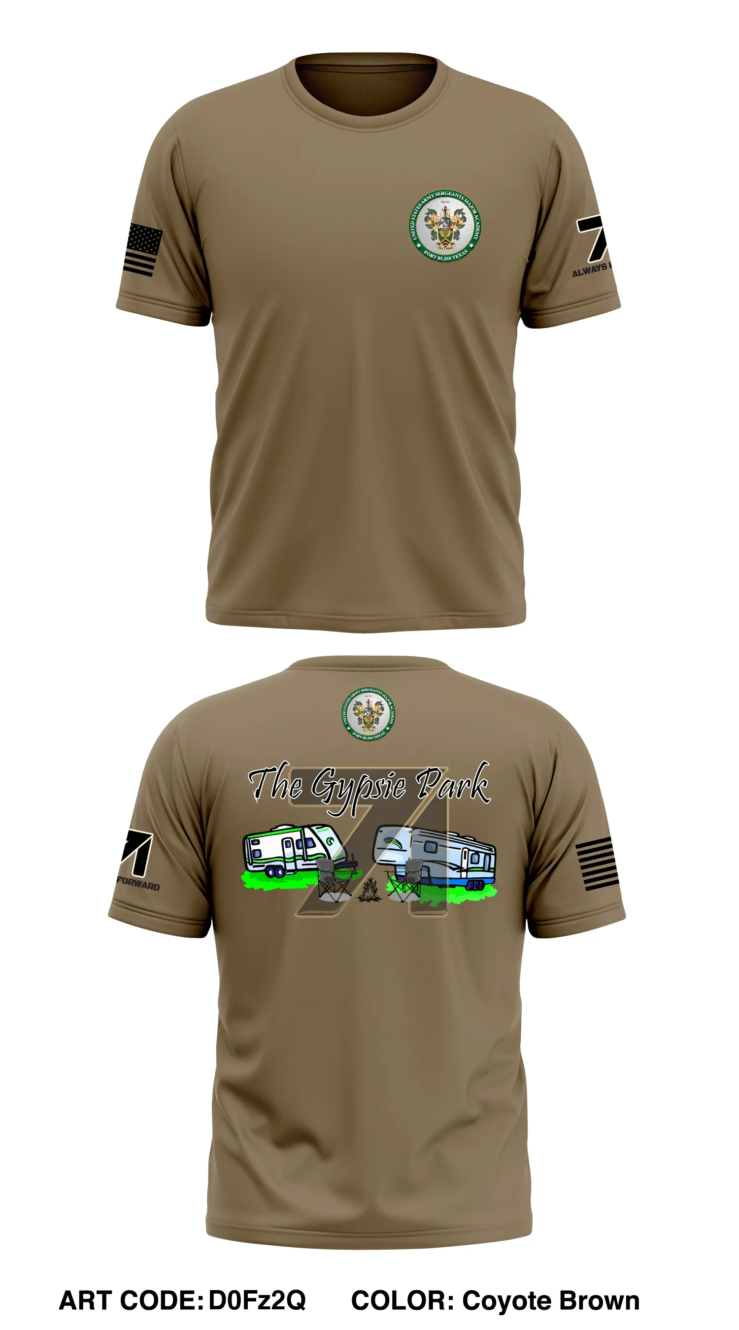 NCOLCoE SMC Class 71 Store 1 Core Men's SS Performance Tee - D0Fz2Q