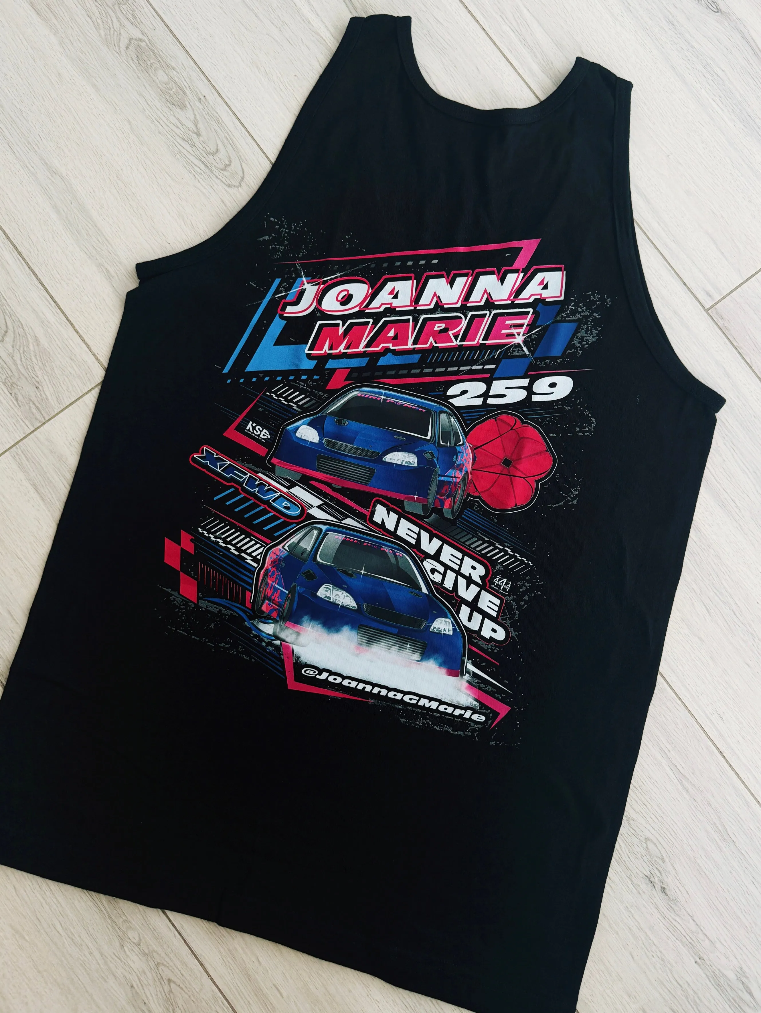 Never give up Civic Tank Top