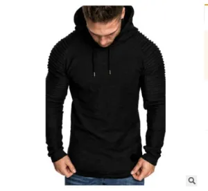 New Brand Fashion Mens Hoodies Men Solid Color Hooded Slim Sweatshirt Mens Hoodie Hip Hop Hoodies Sportswear Tracksuit