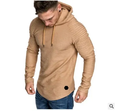 New Brand Fashion Mens Hoodies Men Solid Color Hooded Slim Sweatshirt Mens Hoodie Hip Hop Hoodies Sportswear Tracksuit