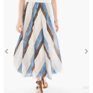 New. CHICO’S Tribal Stripes Skirt Size 0